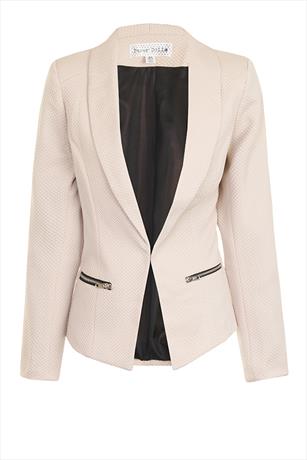 Paper Dolls Textured Tailored Jacket