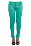 Pieces Foxy Bermuda Green Leggings