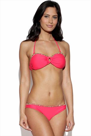 Cut Out Bandeau Bikini