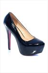 Black Patent Platform Pumps