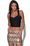 Little Mistress Sequin Print Skirt