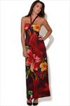 Tropical Halterneck Maxi