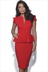 Flattering Peplum Dress