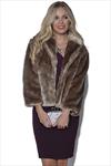 Little Mistress Long Sleeve Fur Jacket