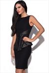 Vesper Prue Sequin Peplum Party Dress