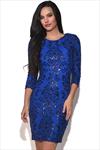 TFNC Long Sleeve Sequin Dress