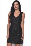 TFNC Black Embellished Dress