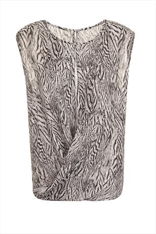 Little Mistress Printed Sleeveless Top