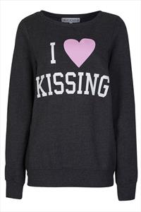 Delicious London I Love Kissing Sweater