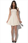 Quontum Mesh Strap Skater Dress