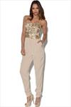 Embellished Bandeau Jumpsuit 