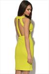 Waffle Cut Out Bodycon Dress