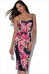 Totally Tropical Floral Bodycon Dress