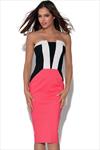 Paper Dolls Contrast Bandeau Dress