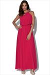 Little Mistress One Shoulder Drape Maxi Dress